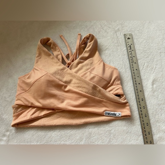 New Blush Gymshark True Texture Bralette - Picture 2 of 4
